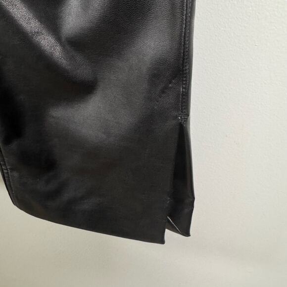 Abercrombie & Fitch Vegan Leather The 90s Straight Ultra High Rise Jeans 26/2 - Picture 6 of 13